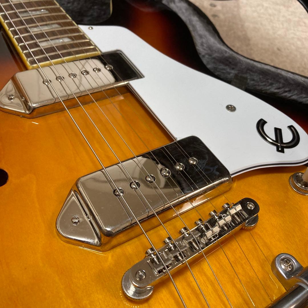 羊*様 Epiphone Casino Bigsby ハードケース付き美品 送料