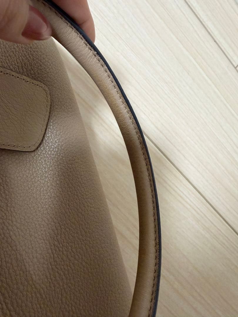 PRADA プラダ ハンドバッグ 2WAYベージュ 正規品 型崩れあり 美品