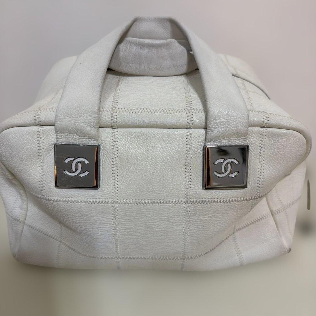 シャネル　キャビアスキン チョコバー ミニボストン 本日限定