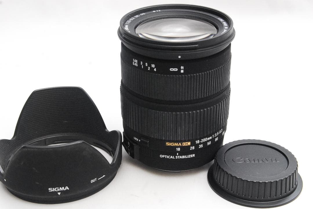 SIGMA ZOOM 18-200mm 1:3.5-6.3 DC OS 良品