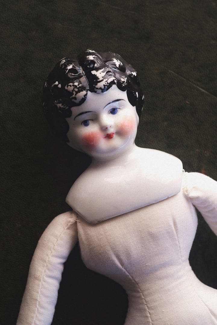 アンティーク チャイナヘッドドール ビスクドール アンティークドール
