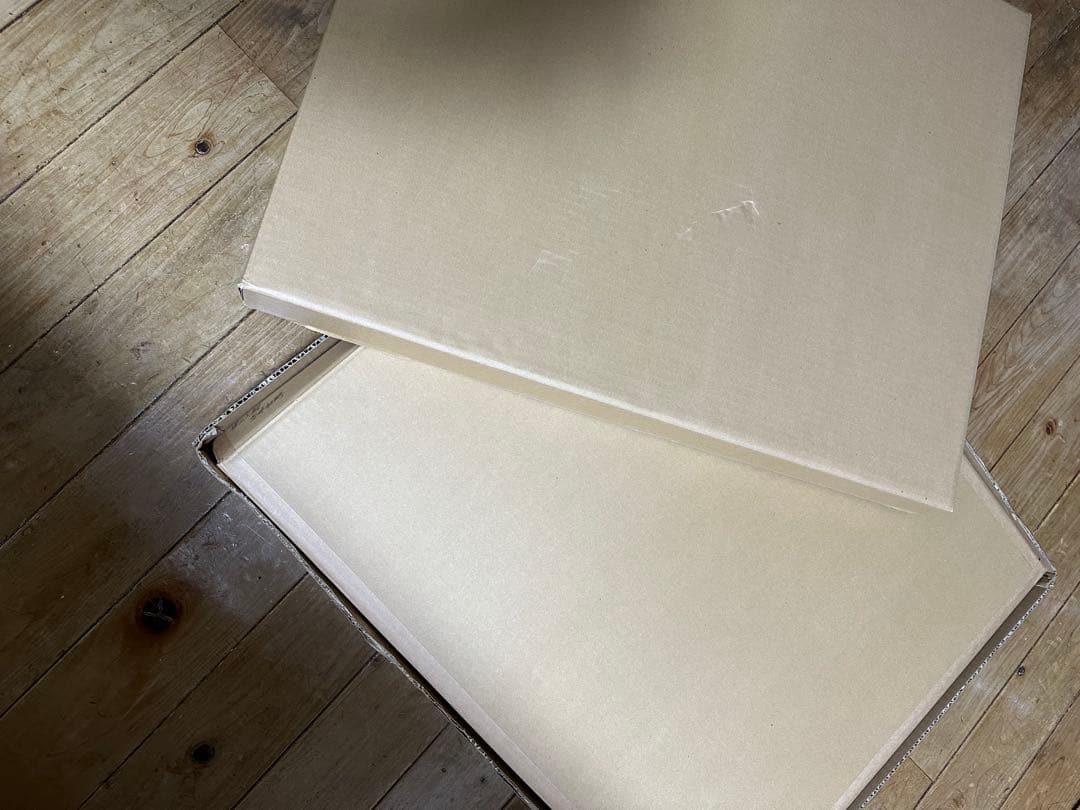 横山大観　作　霊峰飛鶴　リトグラフ　日本画　二重箱　　シール　美品