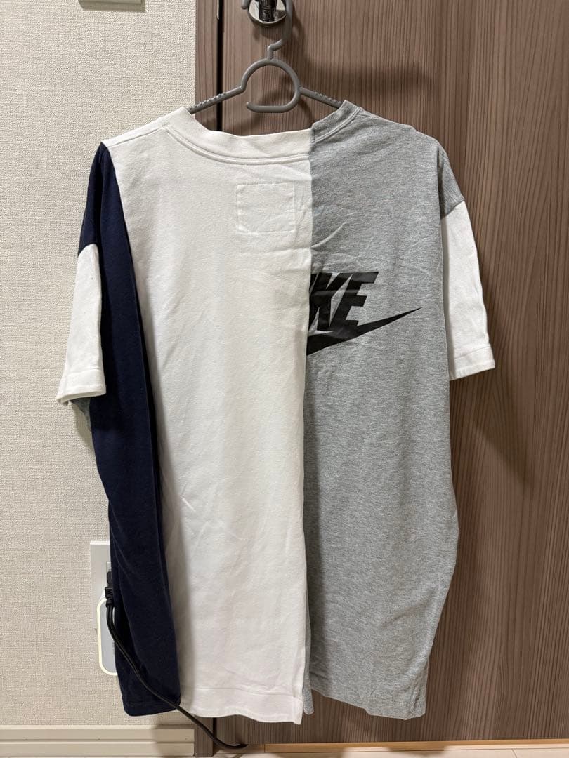ニ*ー様 『sacai×NIKE』サカイ×ナイキ (L) 再構築Tシャツ 木村拓