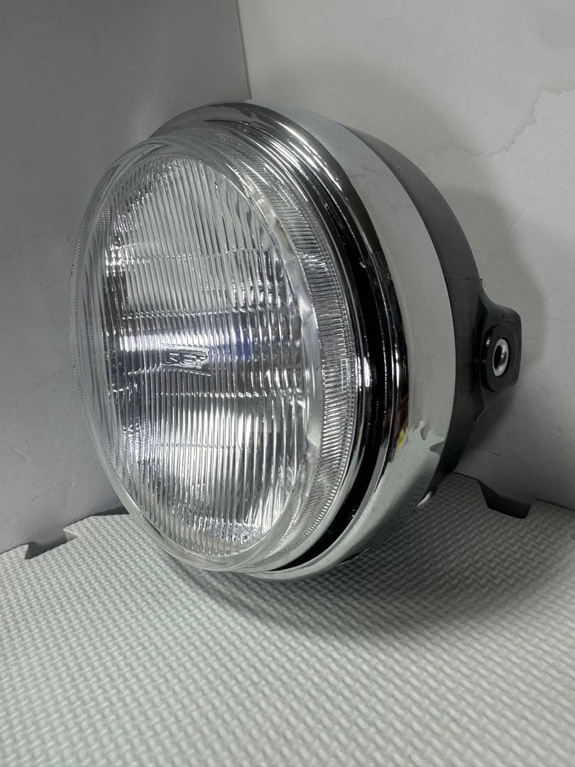 程度良好/当時物FET極東凹みレンズヘッドライト/検索シビエCIBIEマーシャル