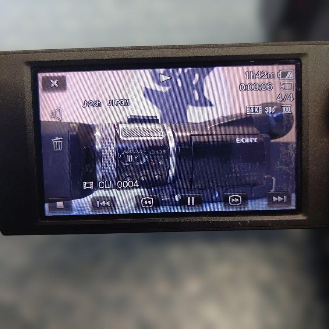 SONY FDR-AX100E NTSC仕様 4Kビデオカメラ