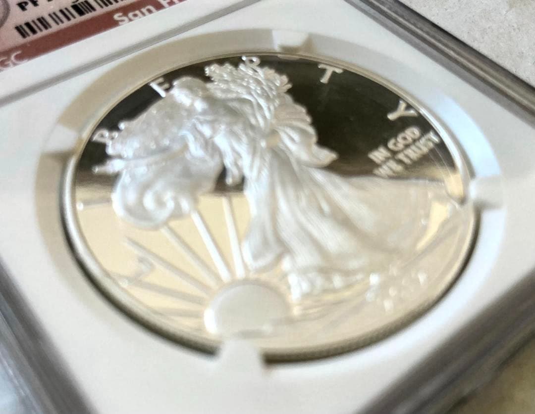 NGC最高鑑定★2012年アメリカ1ドル シルバーイーグル銀貨★PF70UCER