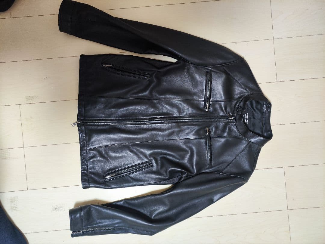 バーバリー　BURBERRY　ブラックレーベル　シングルライダース　サイズＬ