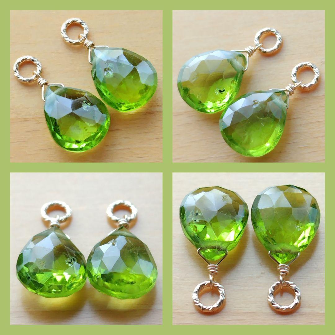 No.1396 淡水パール ドロップ ピアス イヤリング チャーム 14kgf