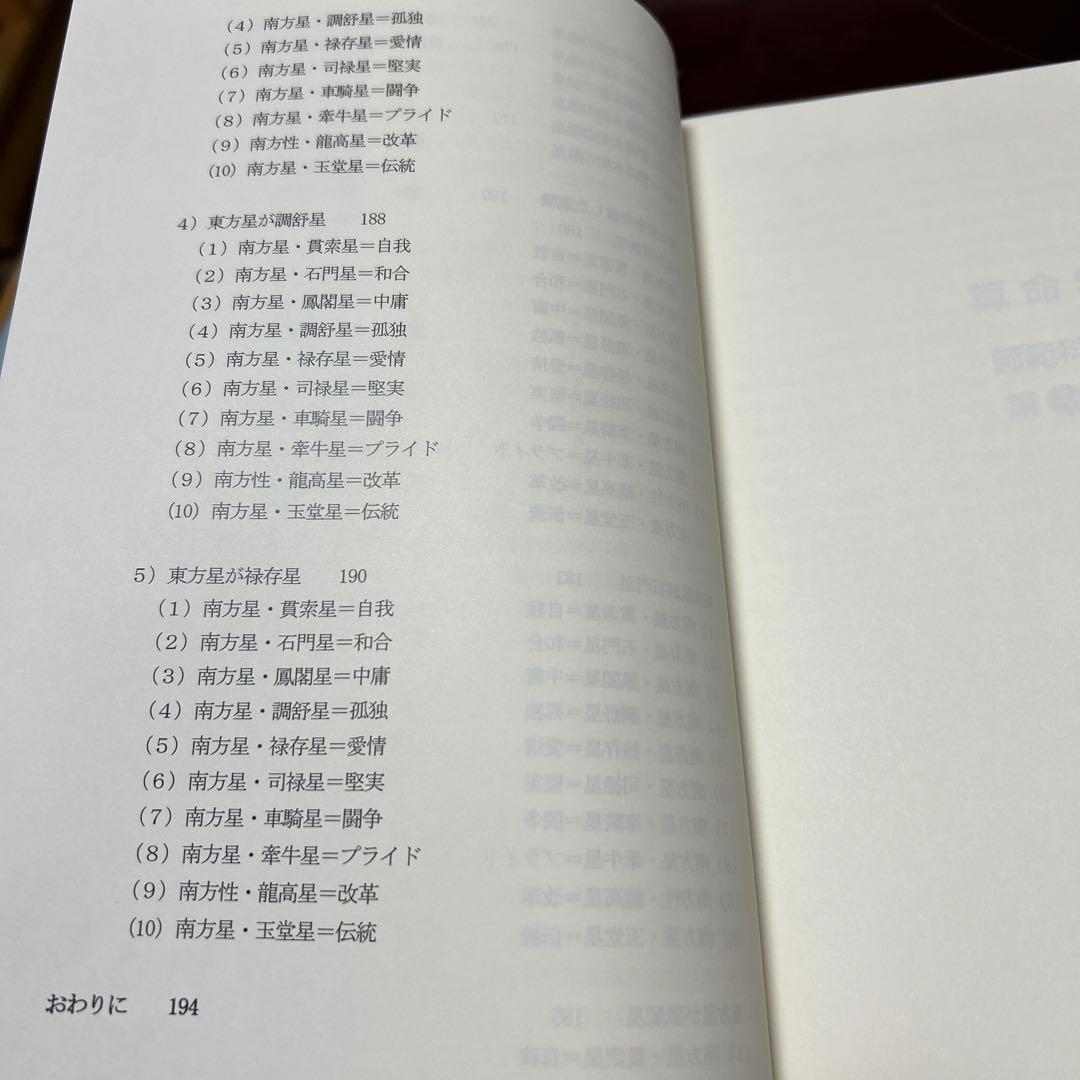 算命学　師範科編第一巻　伝習院　野島和信