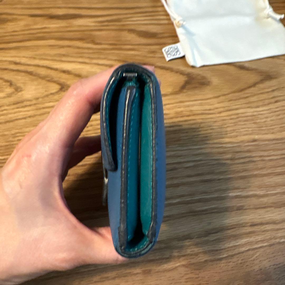 【ビジー】LOEWE バーティカル　スモール　ウォレット　廃盤カラー