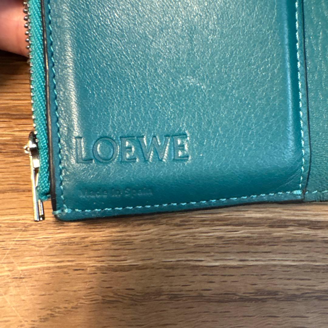 【ビジー】LOEWE バーティカル　スモール　ウォレット　廃盤カラー