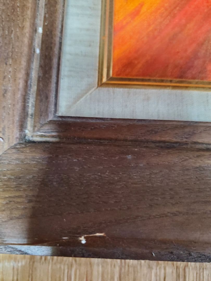 油絵 赤富士 田中浩二作