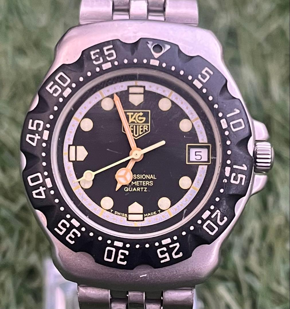 美品◎初代タグホイヤー フォーミュラ1 プロクォーツ メンズ時計　ヴィンテージ