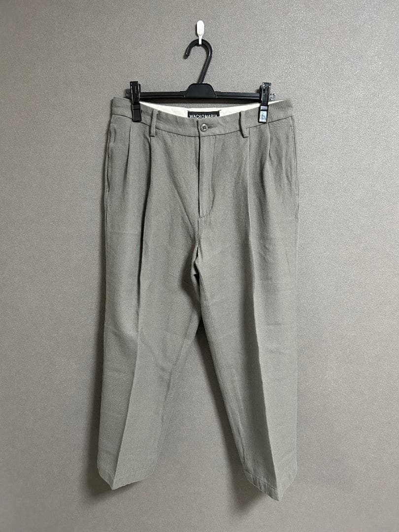 新品 WACKO MARIA 25AW DOUBLE PLEATED パンツ