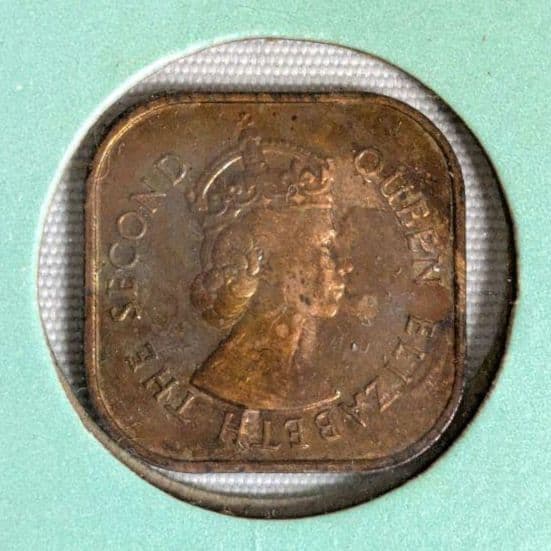イギリス領マラヤ 1セント銅貨 1956年