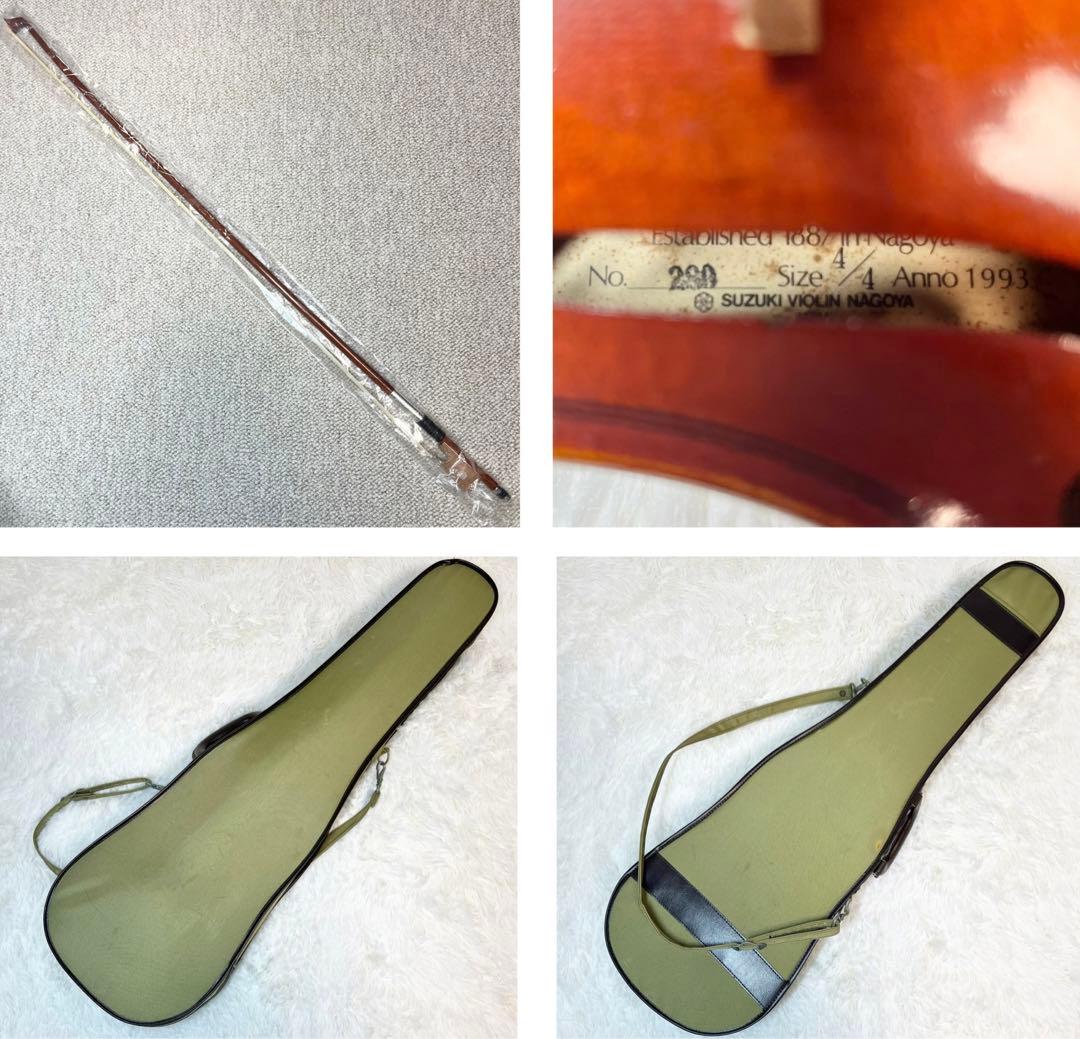 SUZUKI スズキ バイオリン No.280 4/4 新品弓