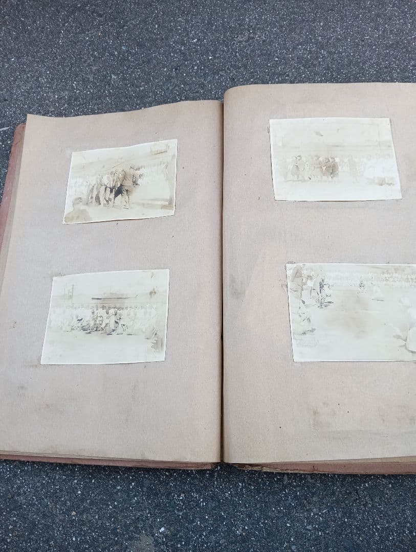 満州の古い写真７０枚、貼り付け、戦争、戦前、生写真