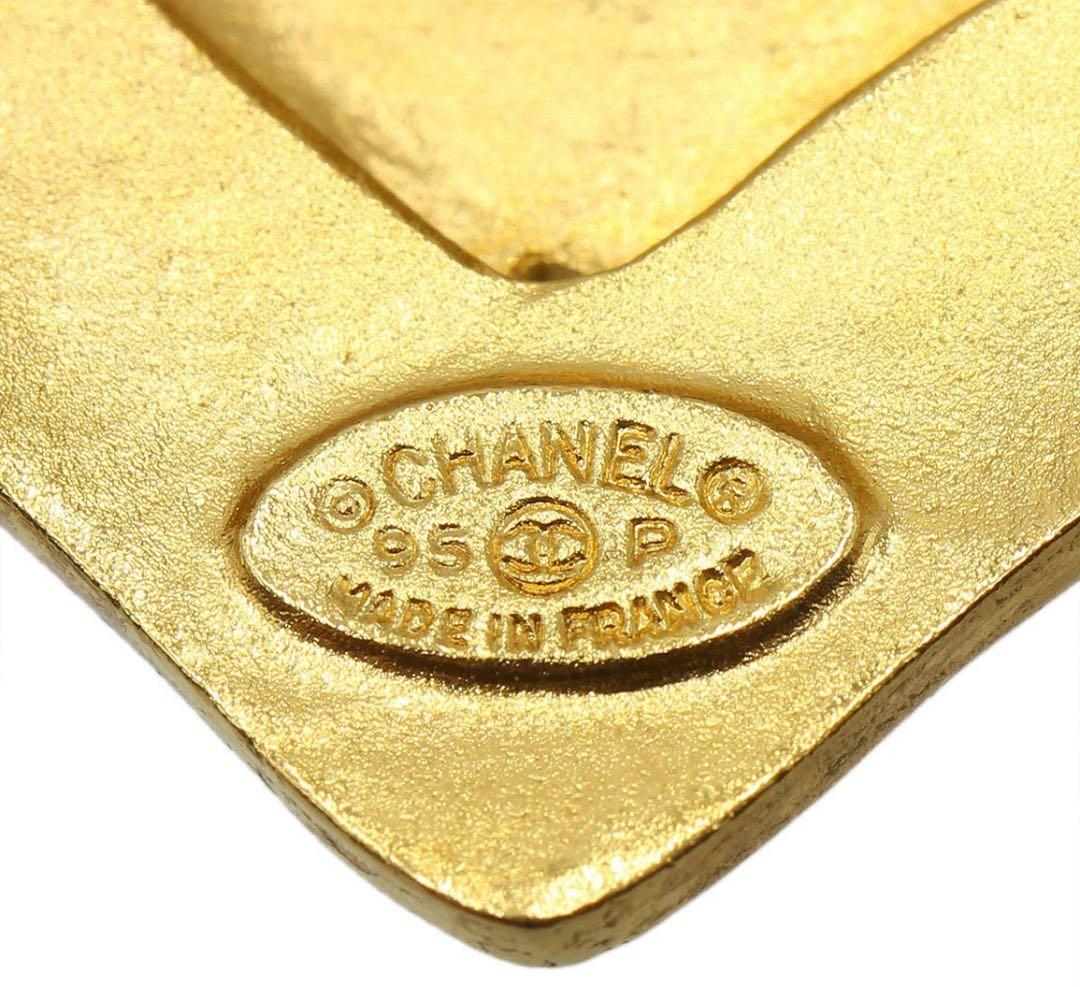 N2337 超美品!! シャネル ココマーク ハート ブローチ