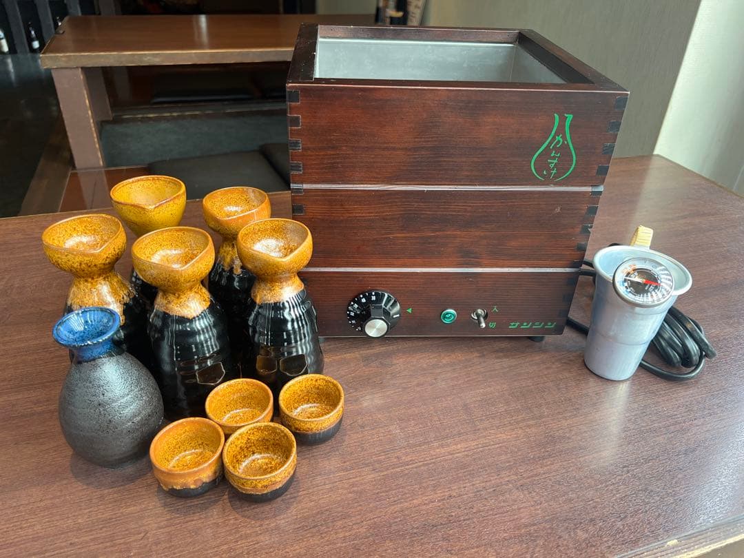 【かんすけ】　熱燗　サンシン電気式酒燗機TKD-4A おまけ付き