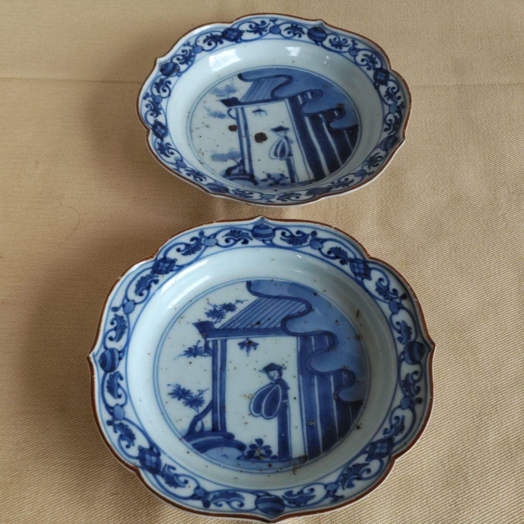 古伊万里皿　2枚