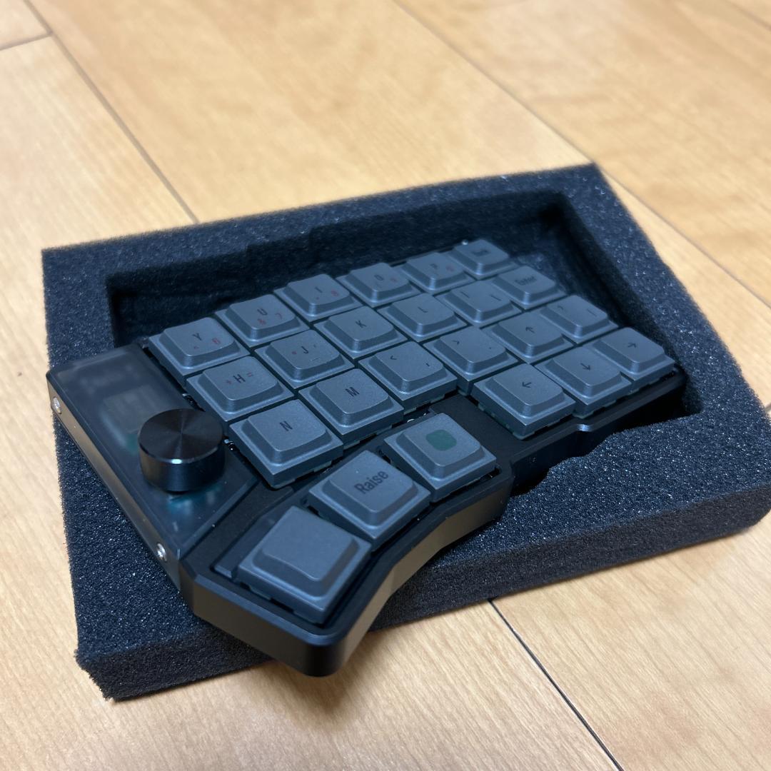 お*。様 Cornix LP 無線分割キーボード(New Black)