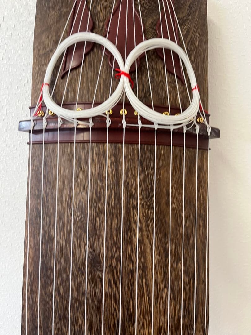 ②琴 13弦 日本 伝統的 楽器 和楽器 弦楽器 和琴 木製 13 琴柱10本