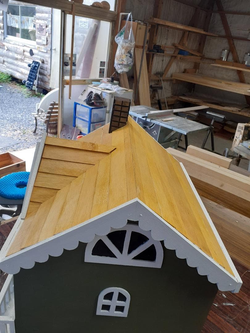 【メルヘン風ハウス型ポスト　わんちゃんハウス、ねこちゃんハウスにもオーダーOK