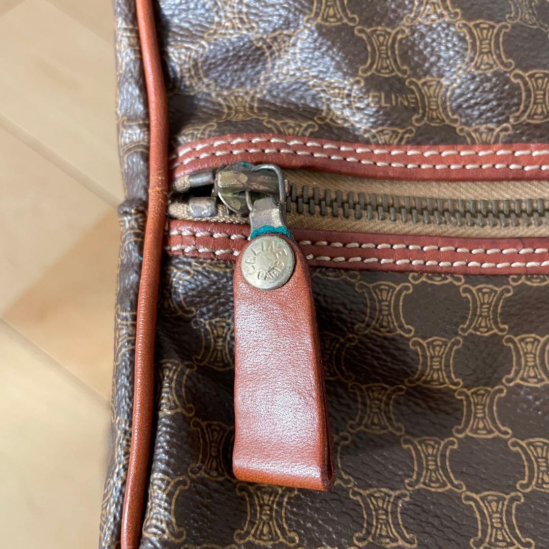 CELINE ブラウン ボストンバッグ