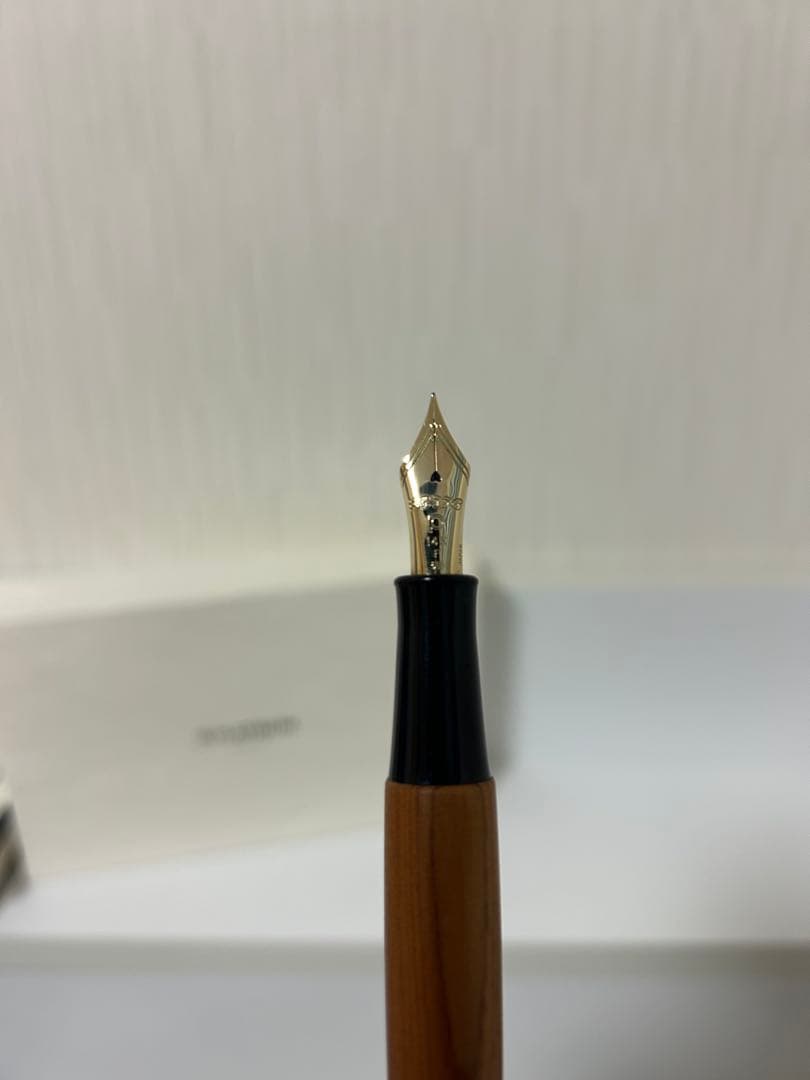プラチナ万年筆 屋久杉 細字
