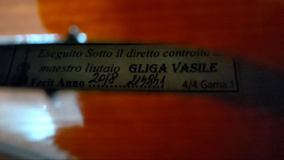 週末限定値下げ　ルーマニア製　GLIGA　Gama1　バイオリン　4/4