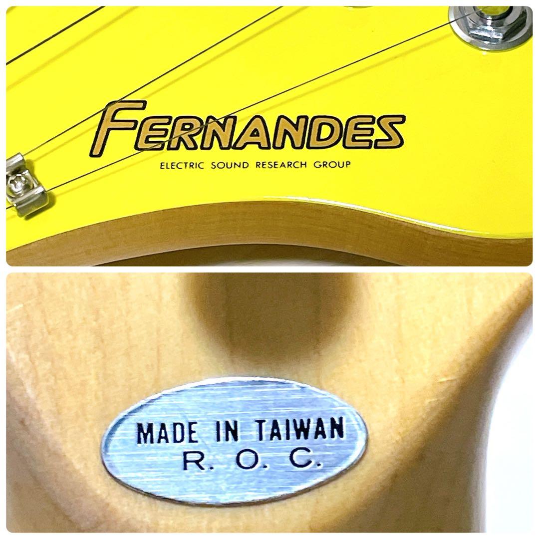 【ケース 交換弦付】 フェルナンデス zo-3 エレキギター アンプ内蔵 黄色