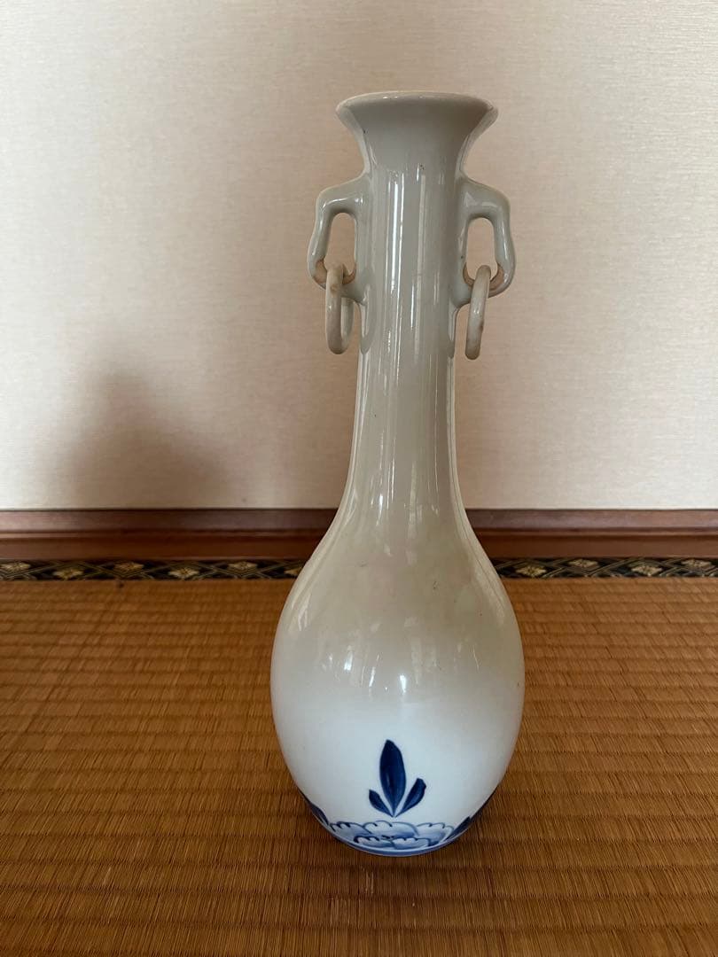 【最終値下げ】長岡製作所　栖山　花瓶　砥部焼？