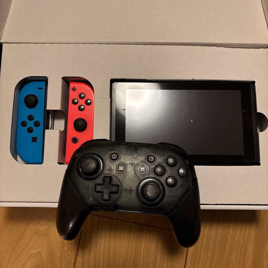 Nintendo Switch 本体 純正プロコントローラーセット（Proコン）