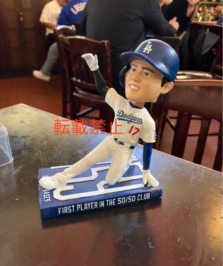 新品 大谷翔平 ボブルヘッド ドジャース 50/50 非売品 オマケ付き