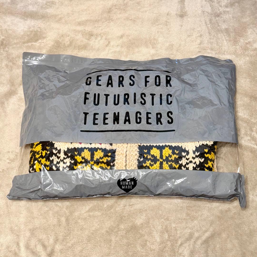 h*p様 未使用 HUMANMADE カウチンニットジャケット M ウール CO