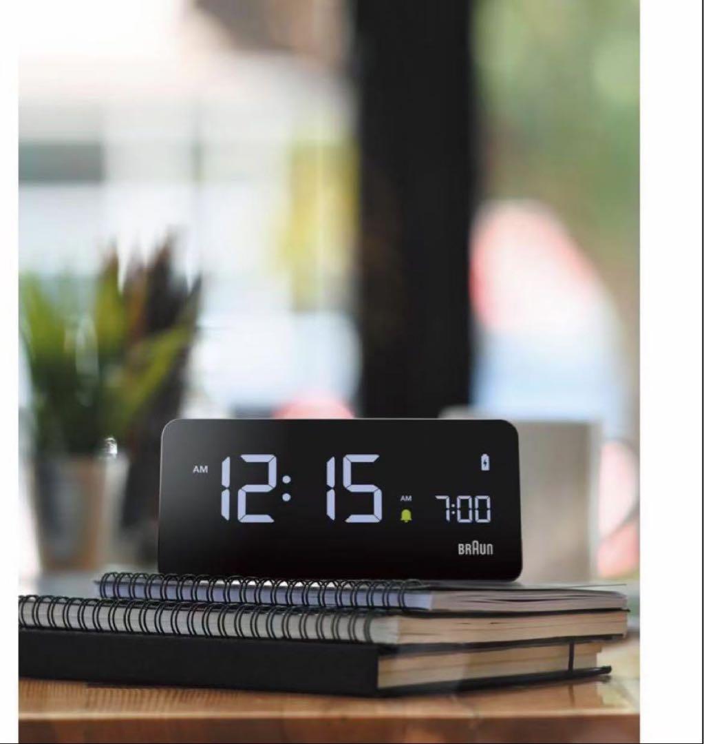 ブラウン 時計 BRAUN デジタルアラームクロック BC21B