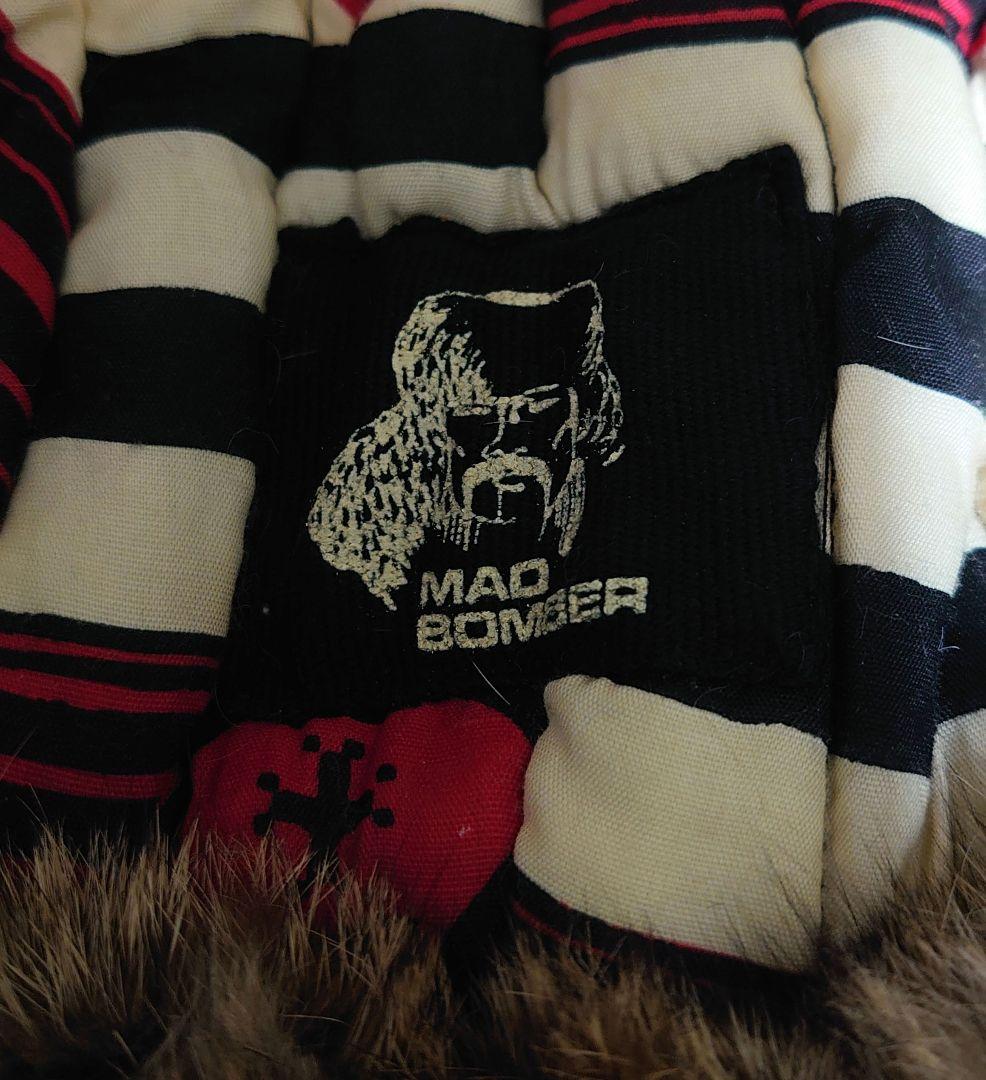 MAD BOMBER マッドボンバー 本革フライトキャップ ラビットファー