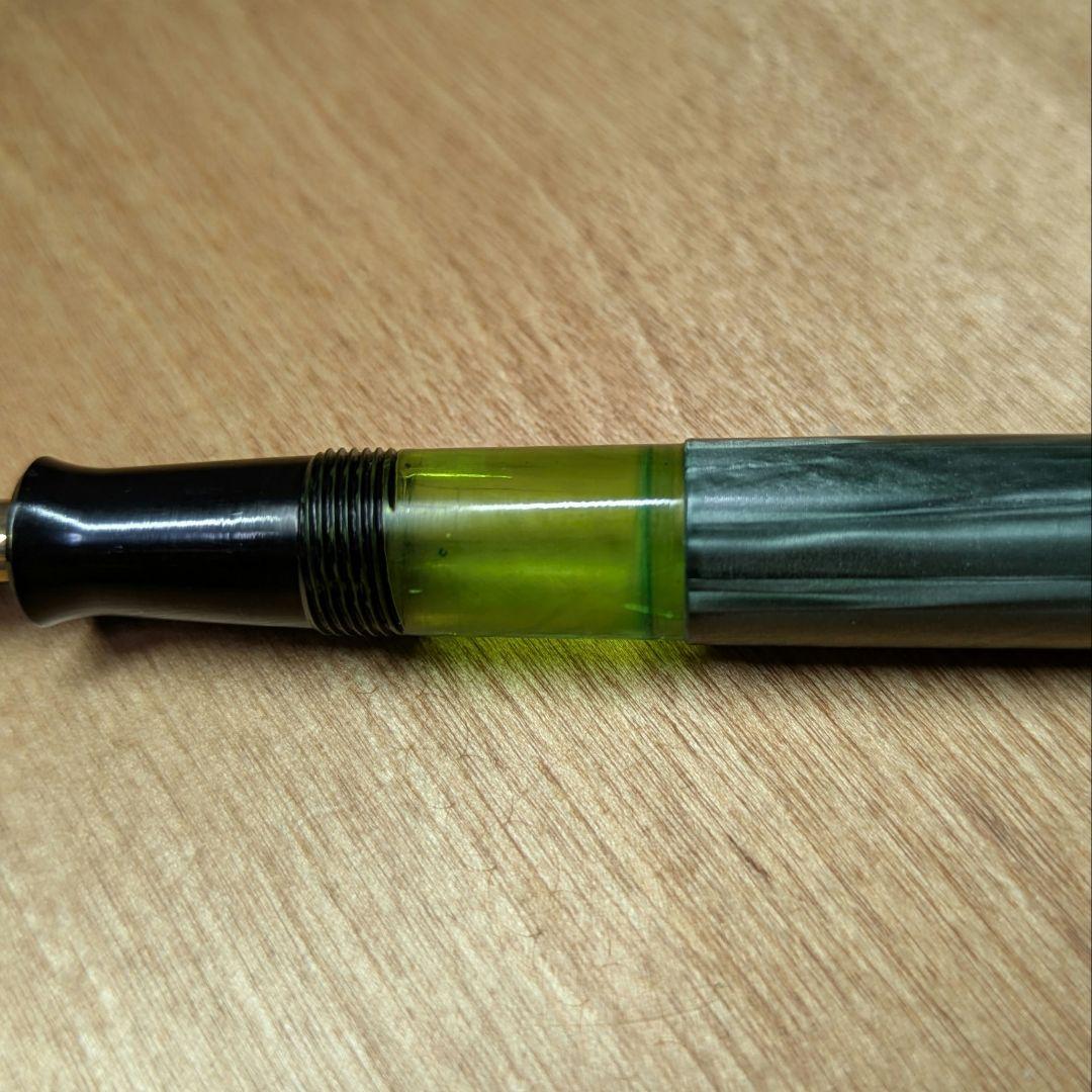 ペリカン万年筆 100 グリーンマーブル 1938-40年代？