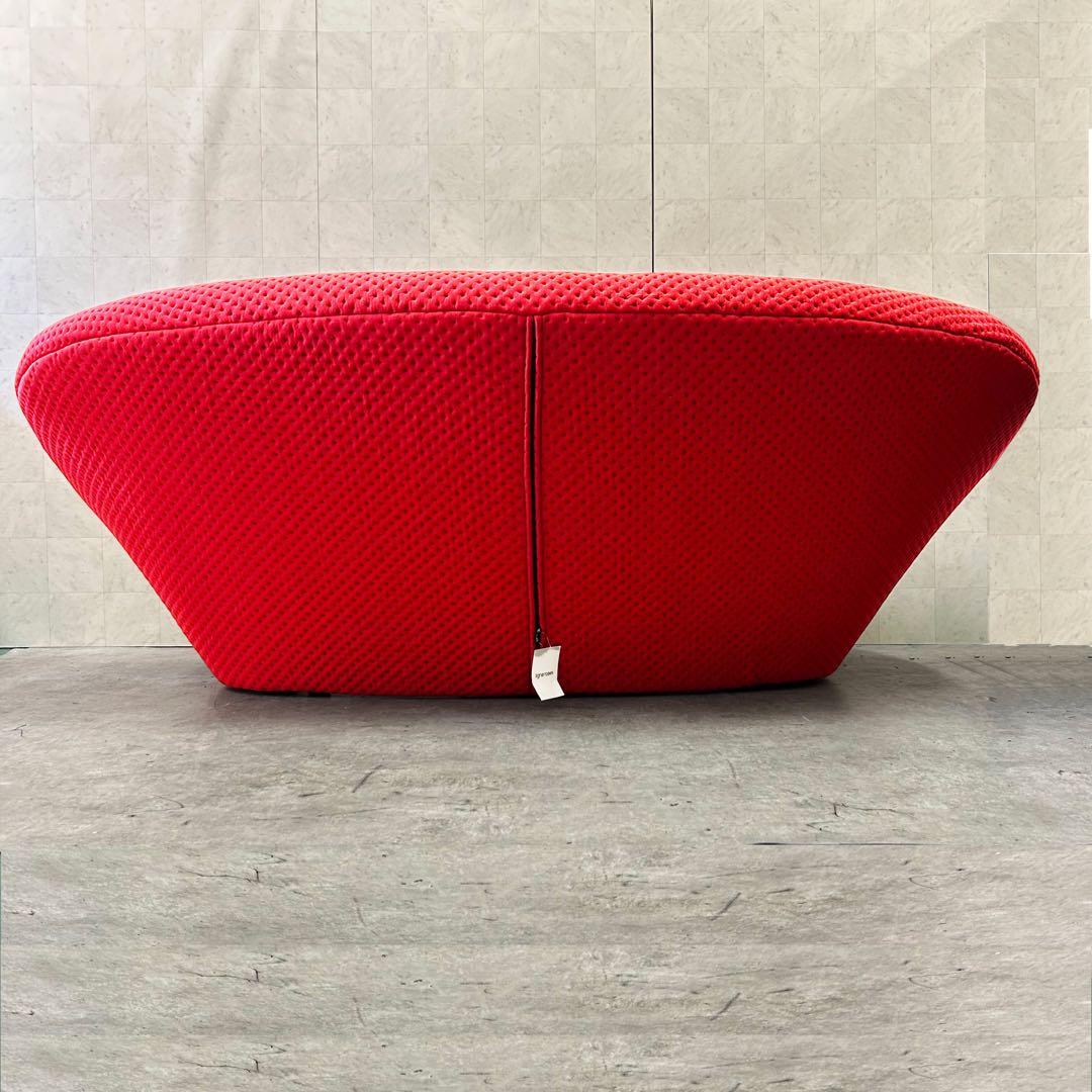 【送料無料】リーンロゼ プルム 2Pソファ レッド MAXI生地！