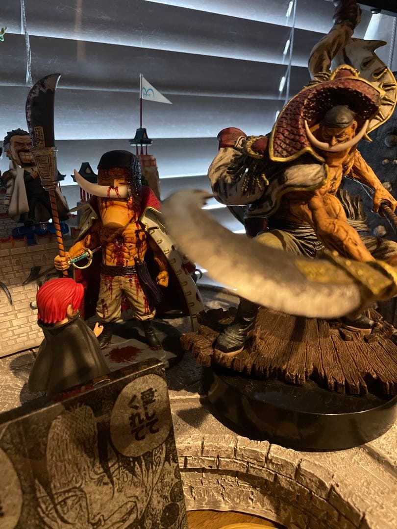 ワンピース 白ひげ　リペイント　フィギュア