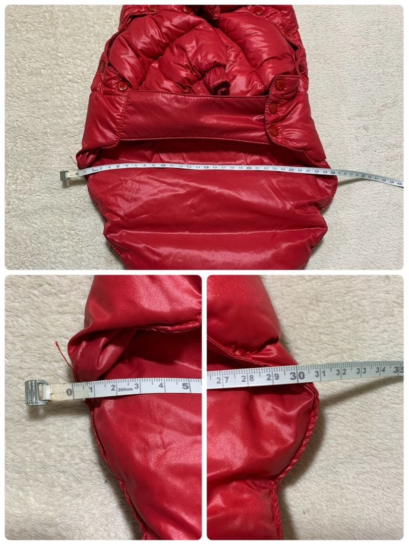 美品 犬用ダウンジャケット モンクレール CHIHUAHUA MONCLER 赤