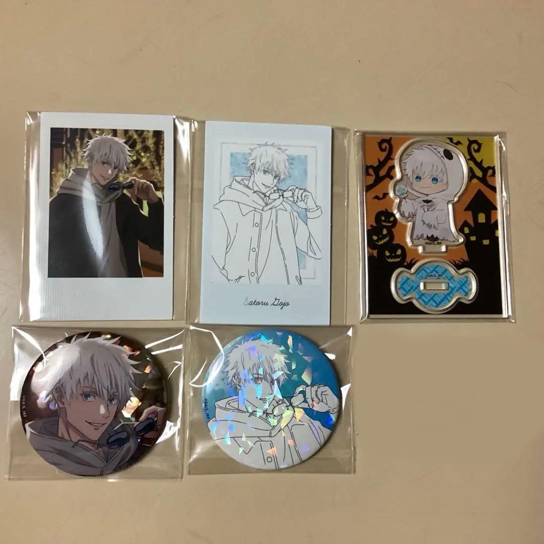 ☆五条悟 缶バッジ イルミネーション アクリルスタンド ハロウィン 呪術廻戦