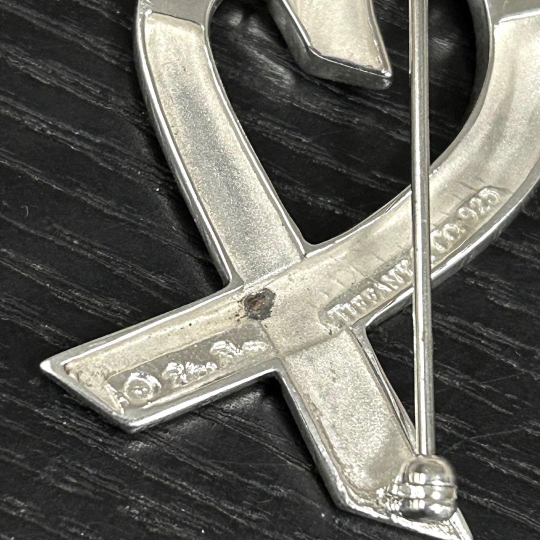 ティファニー　ブローチ　ラヴィングハート　シルバー925 ピンバッチ　レディース