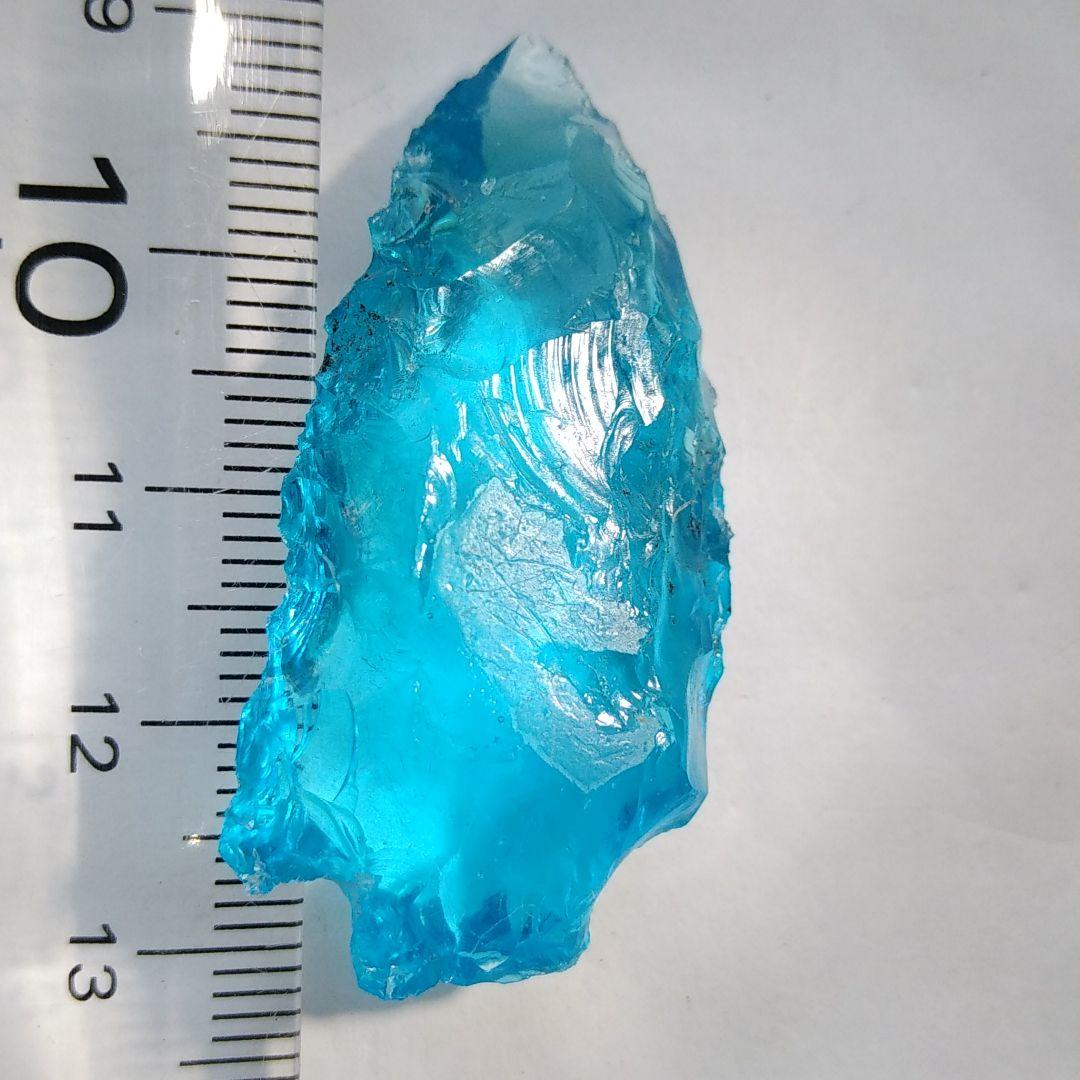 石器　ブルートパーズ？ 177 オブシディアン 石器　尖頭器　模写