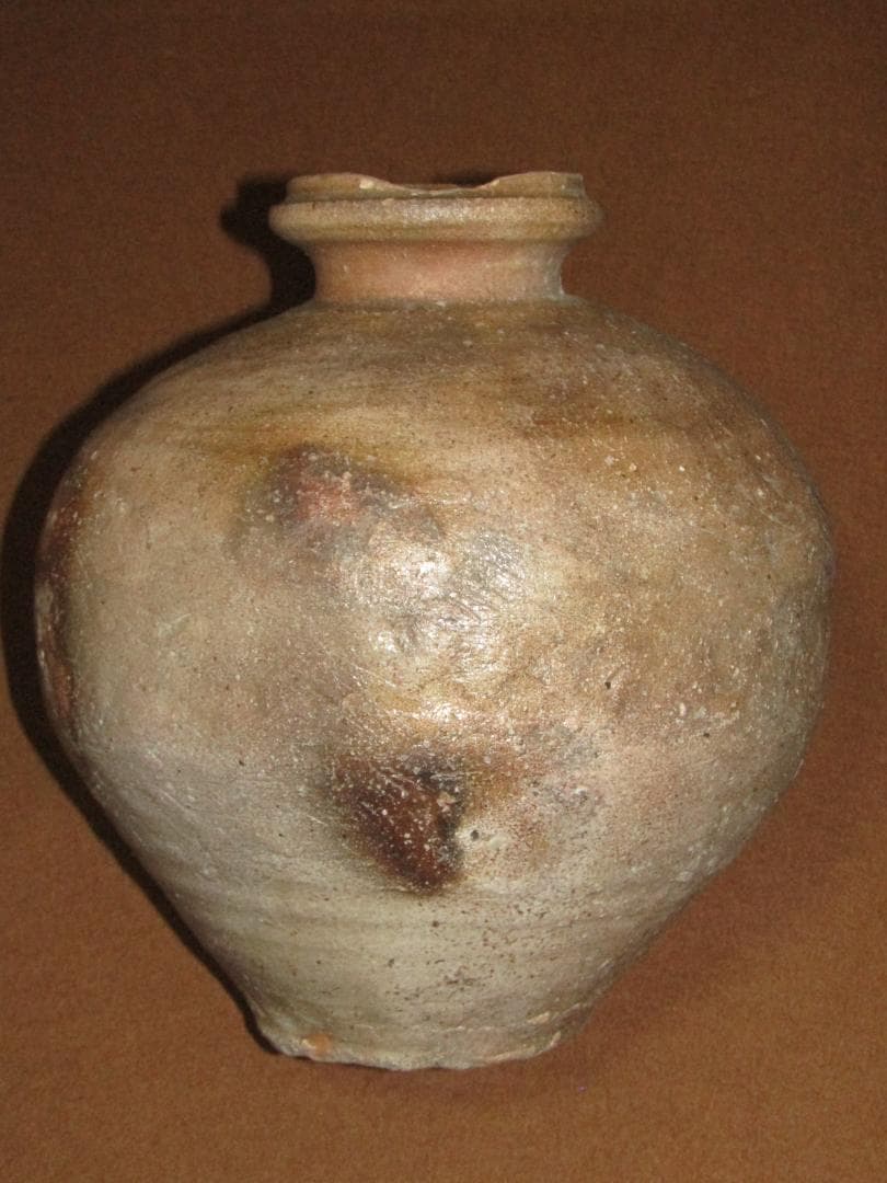 【古信楽　壺　２５cm　室町時代？？？】参考品？