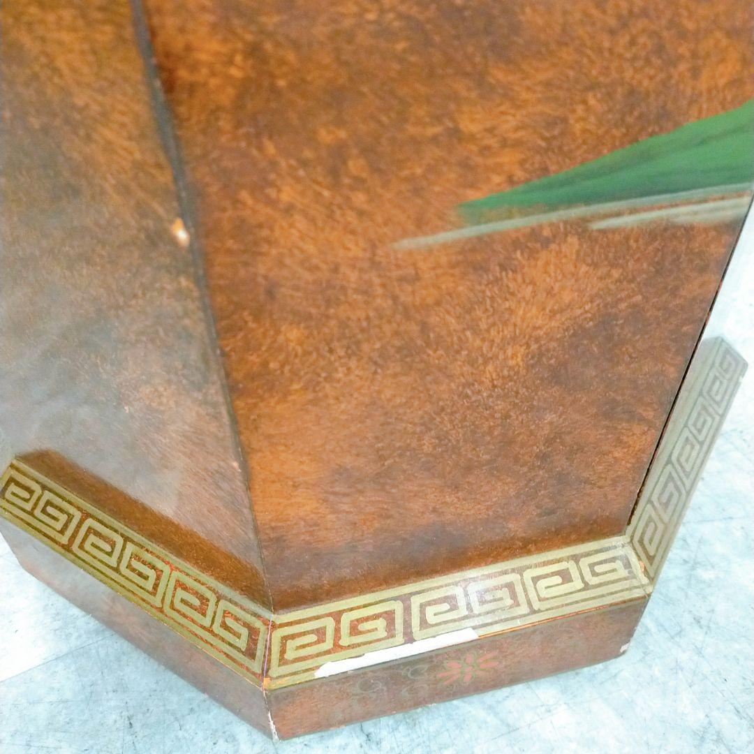 【アンティーク】中国家具 宝石棚 花鳥画 箪笥 チェスト 8杯 飾り棚 古家具