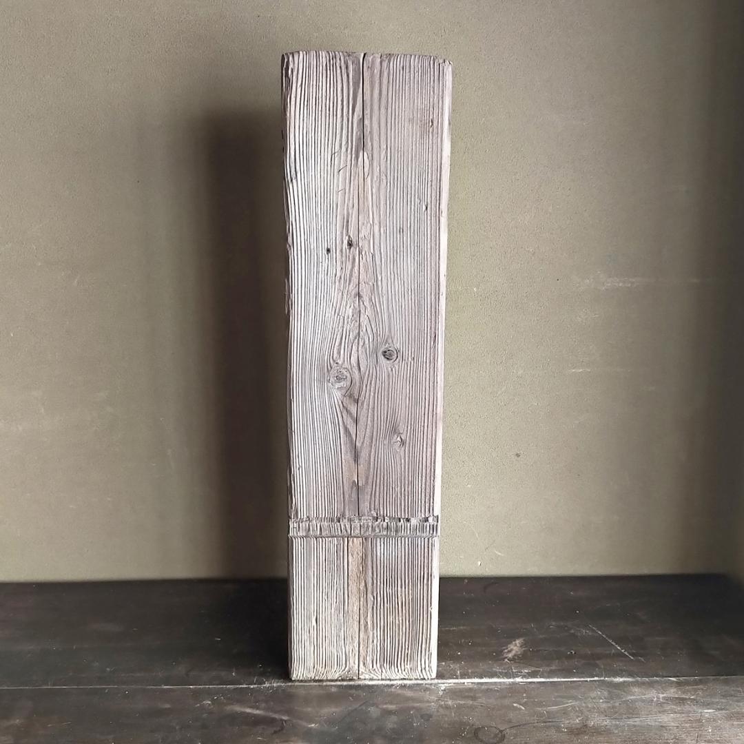 【送料込み】【古材 ⑧　角材・柱材　ホゾ穴　古道具 アンティーク オブジェ】