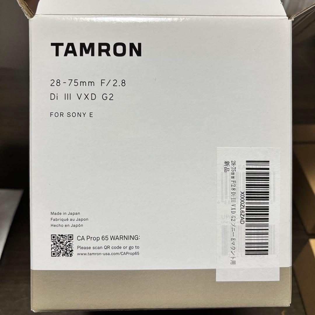 レンズ(ズーム) Tamron 28-75mm F2.8 Di III VXD (A063)