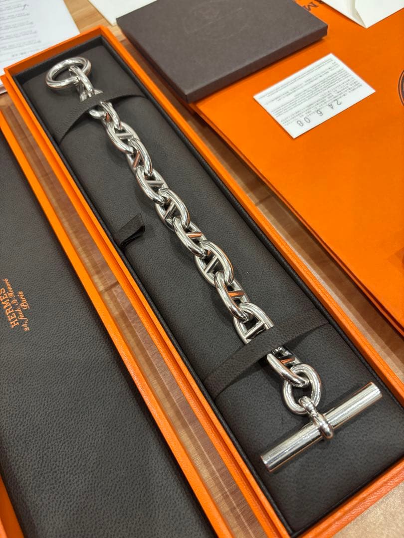 HERMES / エルメス シェーヌダンクル TGM12コマ 付属品完備