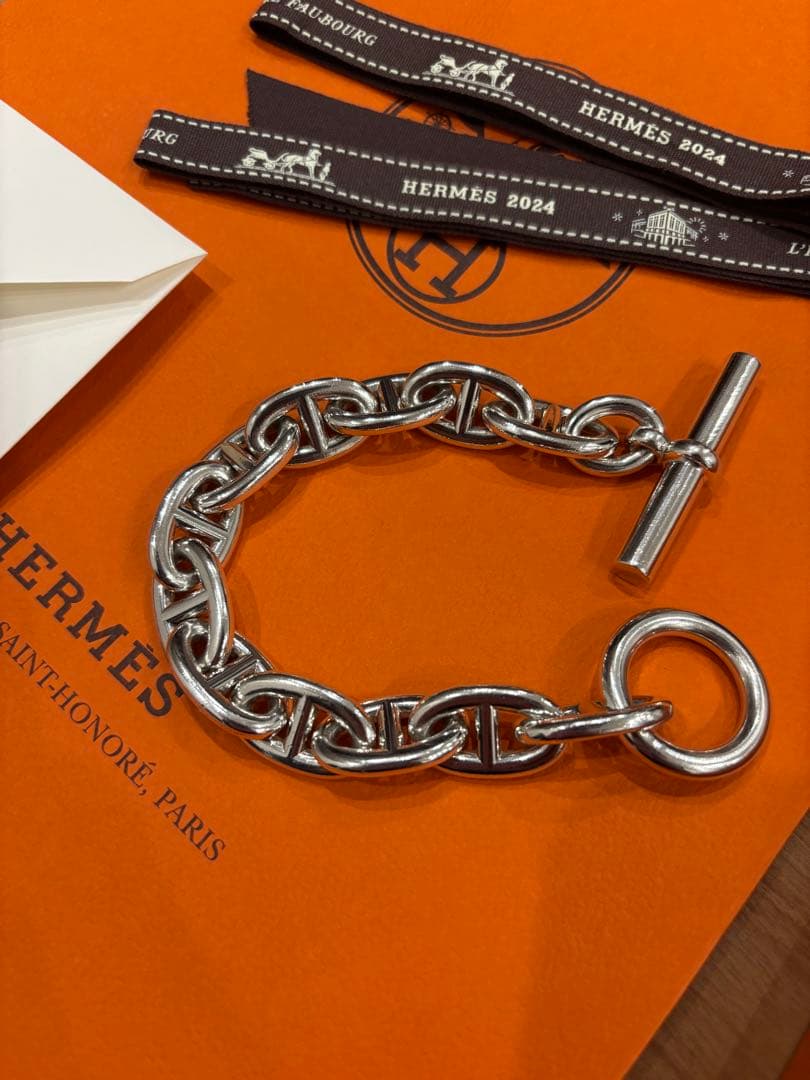 HERMES / エルメス シェーヌダンクル TGM12コマ 付属品完備